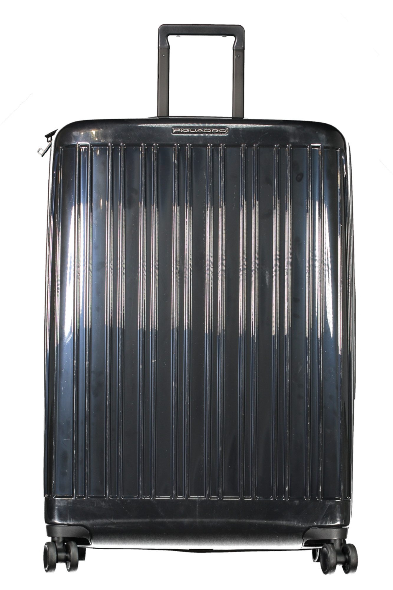 Piquadro Businesstasche, Großer schwarzer Herren-Trolley, 4 Rollen, 98L, Zahlenschloss