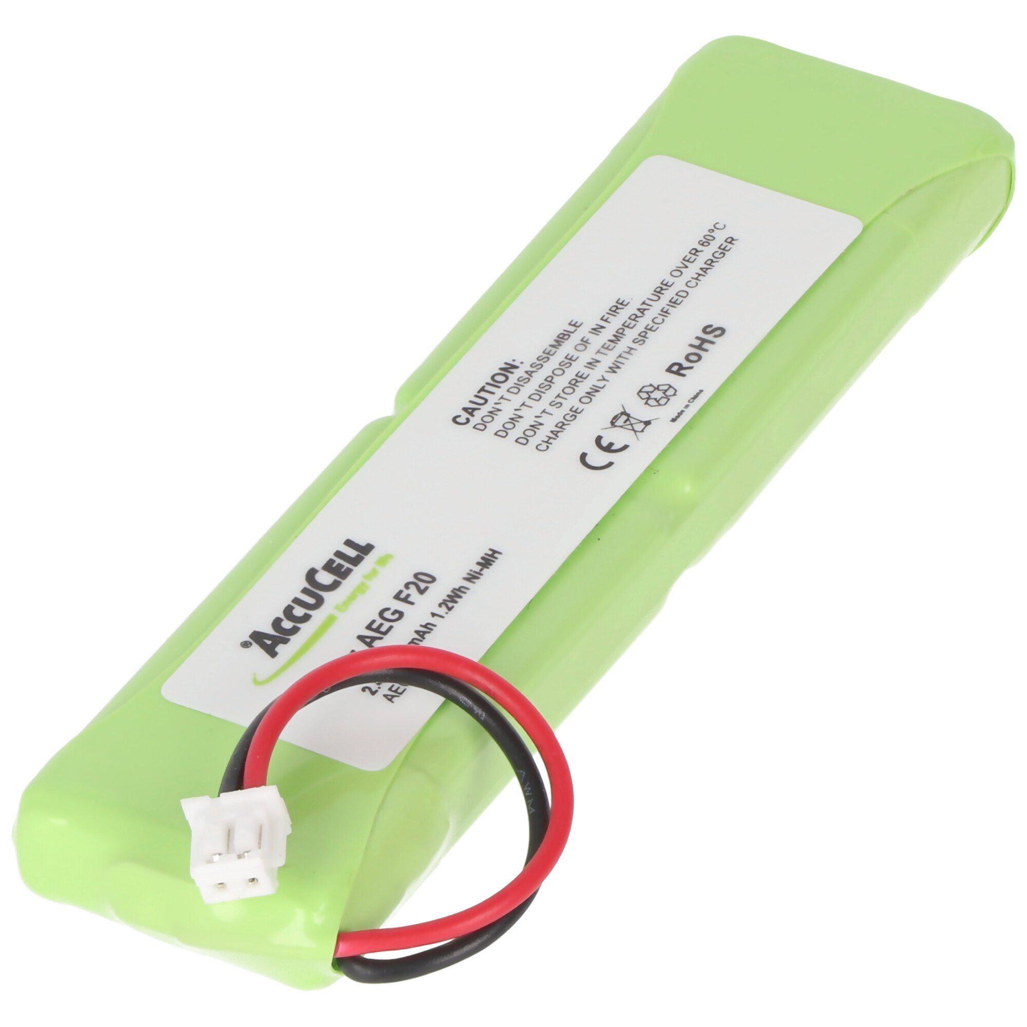 AccuCell Akku passend für Philips Monolith M9951B/01 2,4 Volt Akkupack für Mon Akku 500 mAh (2,4 V)