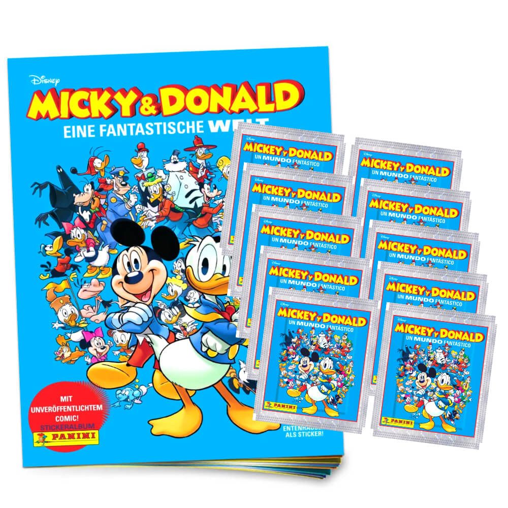 Sammelkarte Mickey & Donald Sticker - Fantastische Welt Sammelsticker (2025)