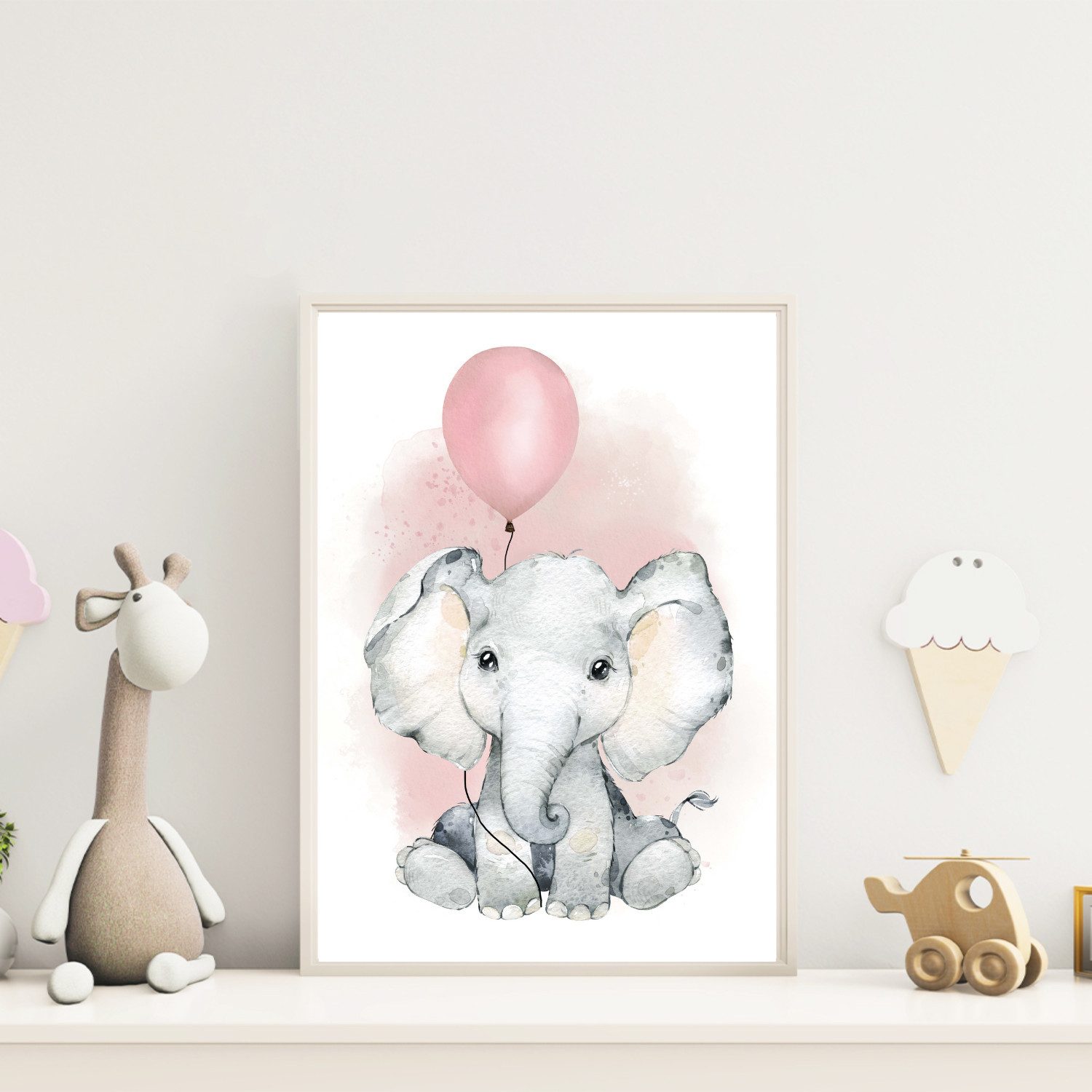 MeinBaby123® Poster Bilder Kinderzimmer, Poster Kinderzimmer Deko, Babyzimmer Deko, Spruch Wandbilder, Boho, Tiere – Bild 4 von 5
