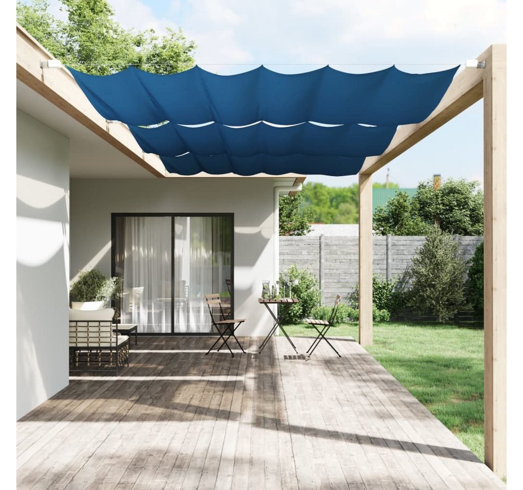 Thumbnail - vidaXL Senkrechtmarkise Sichtschutz Windschutz Blau 200x270 cm Oxford-Gewebe