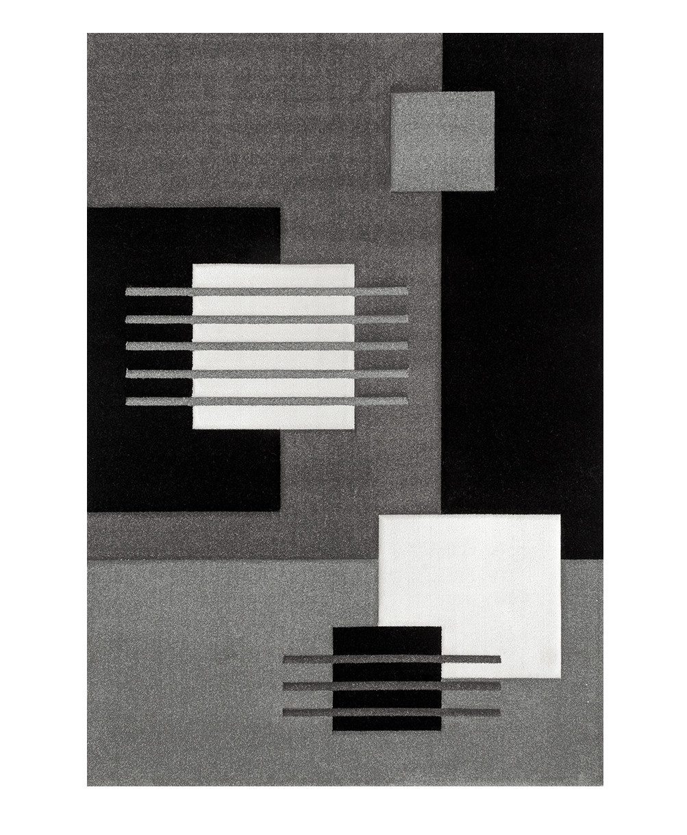 Vimoda Teppich Designer Teppich Wohnzimmer Kurzflor, günstig online kaufen