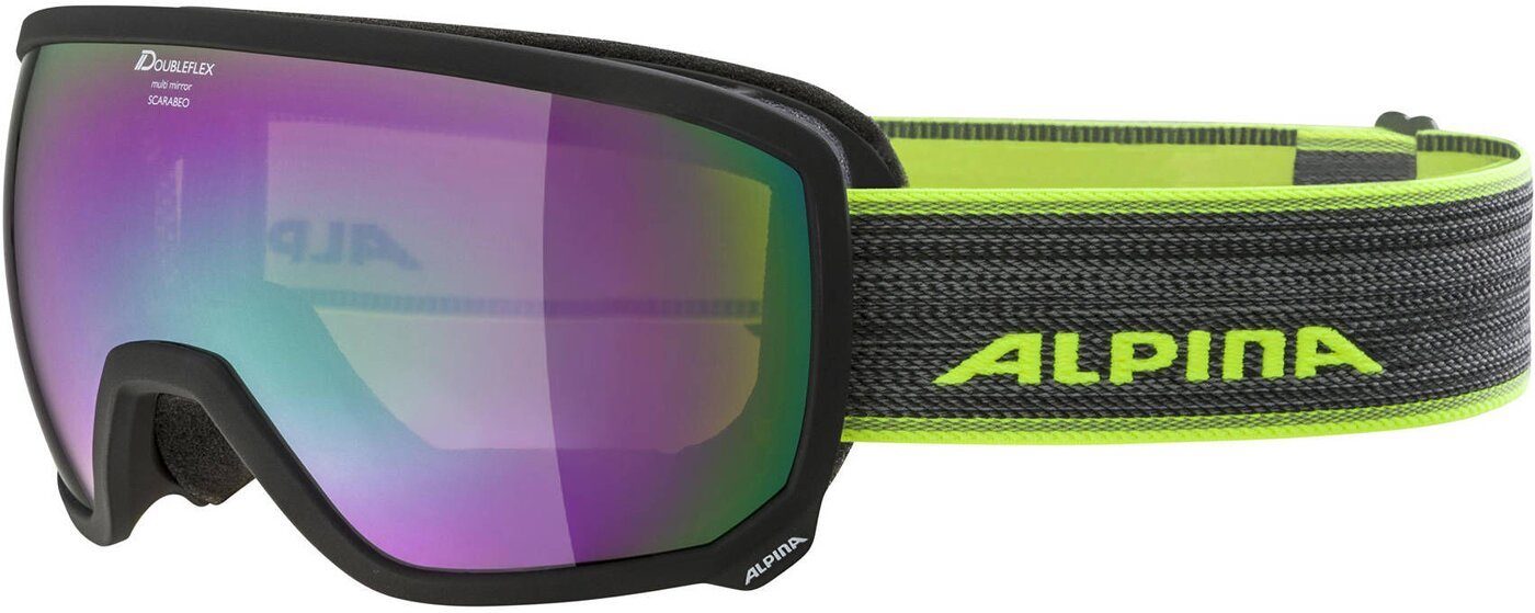 Alpina Sports Skibrille SCARABEO HM black matt