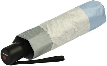 Knirps® Taschenregenschirm A.200 Damen-Taschenschirm mit Auf-Zu-Automatik, Popy blau: 95% UV-Schutz, bis zu 40% Hitze-Schutz