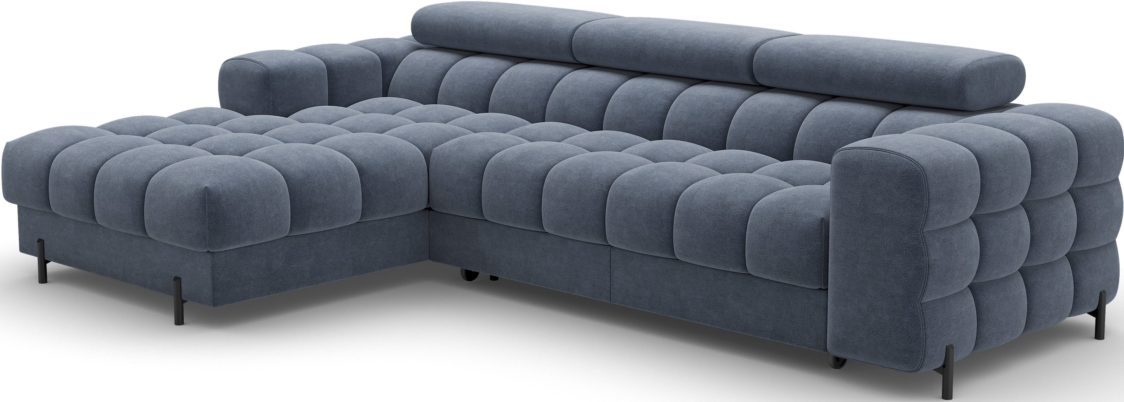 MOEBLO Ecksofa Neviro, Robuste Verarbeitung, verstellbare günstig online kaufen