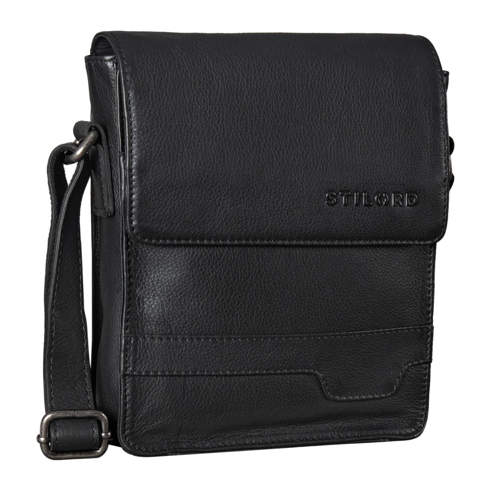 STILORD Schultertasche "Sven" Herrenhandtasche Leder Umhängetasche