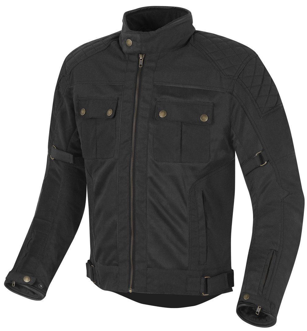 Merlin Motorradjacke Shenstone Motorrad Wachsjacke perforiert,herausnehmbare Membrane,wasserdicht