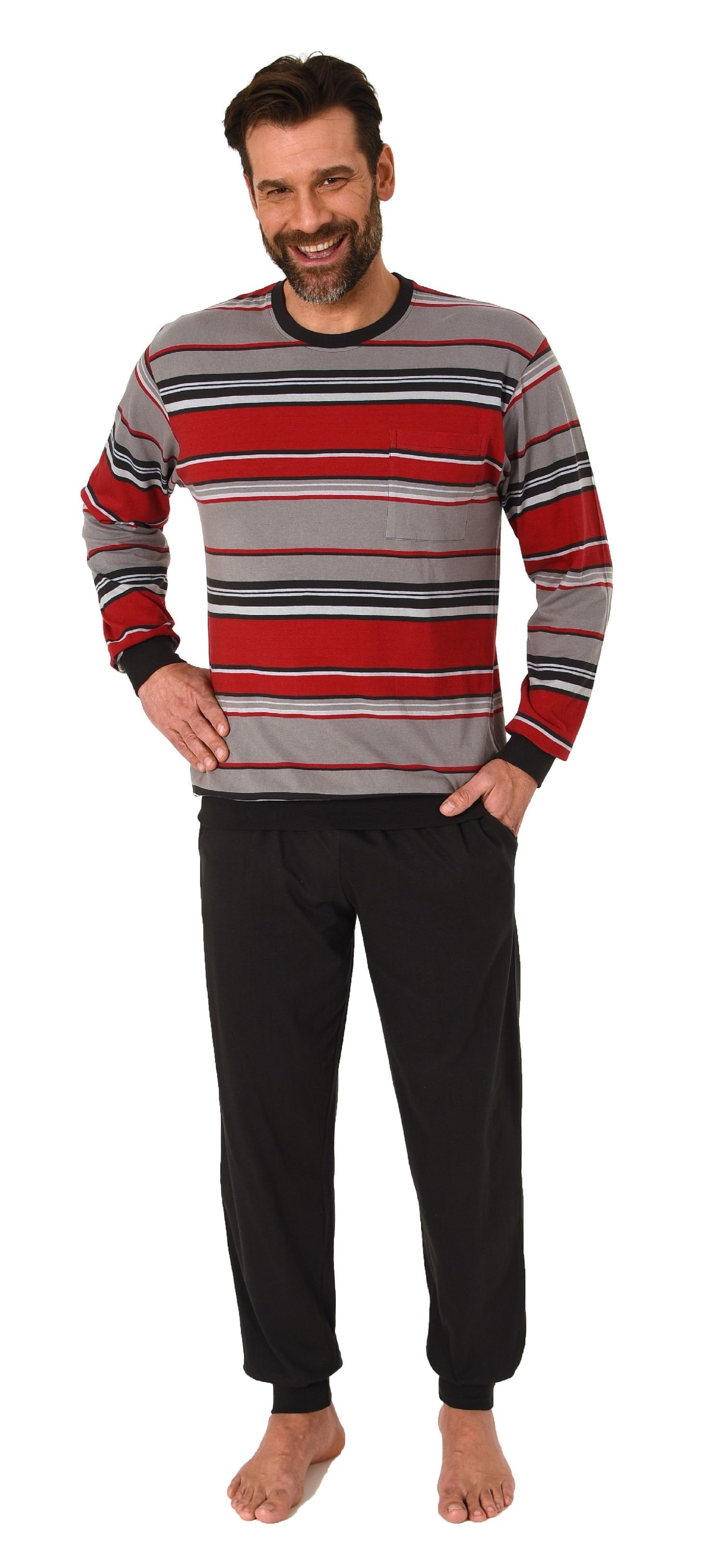 Normann Pyjama Normann Herren Schlafanzug lang günstig online kaufen