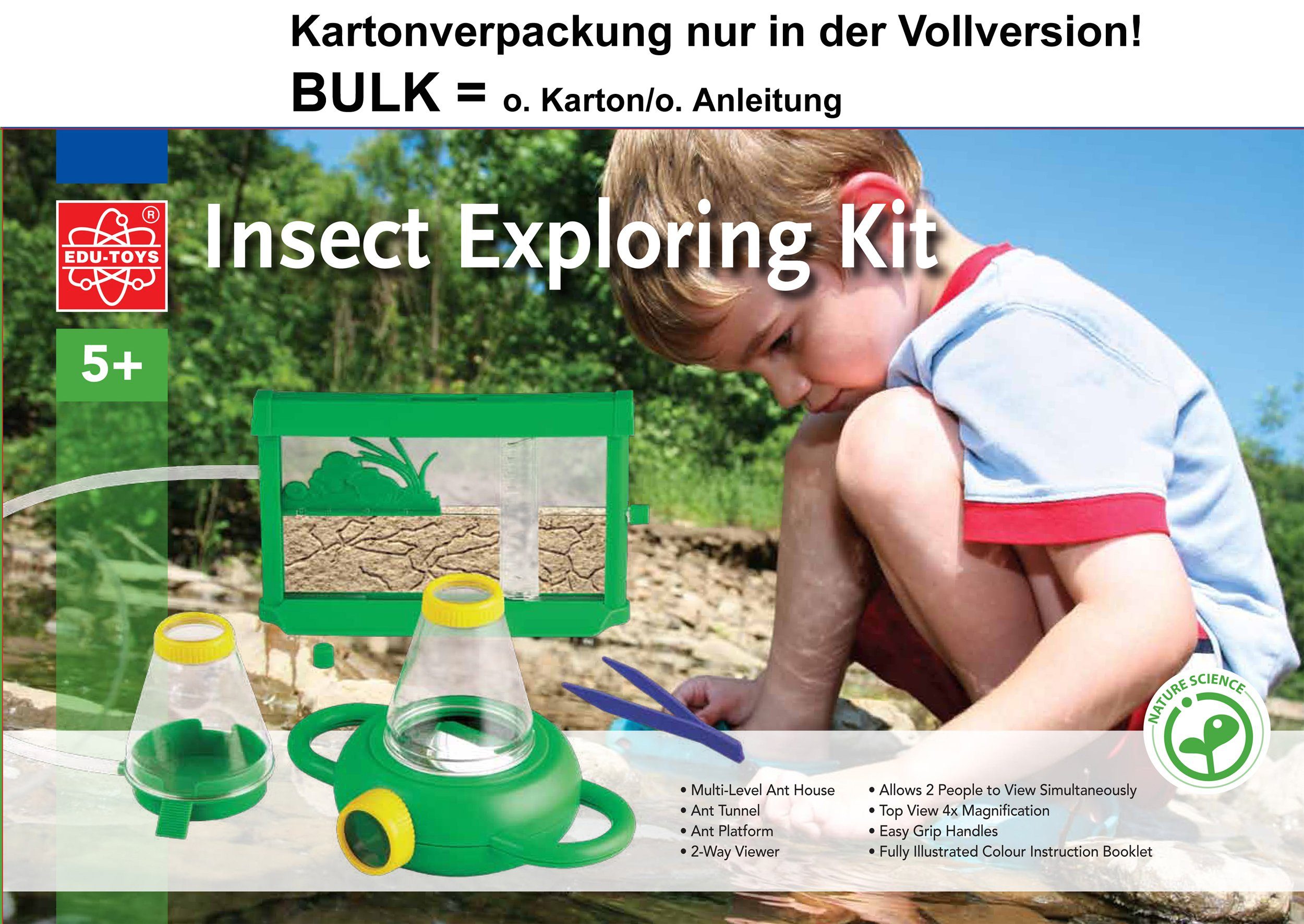 Edu-Toys Experimentierkasten BL131 Ameisenwelt mit Zweiwegebetrachter, (bulk-tlg., Zweiwegebetrachtermit Ameisenstation), auch in der günstigen Bulkversion lief – Bild 3 von 3