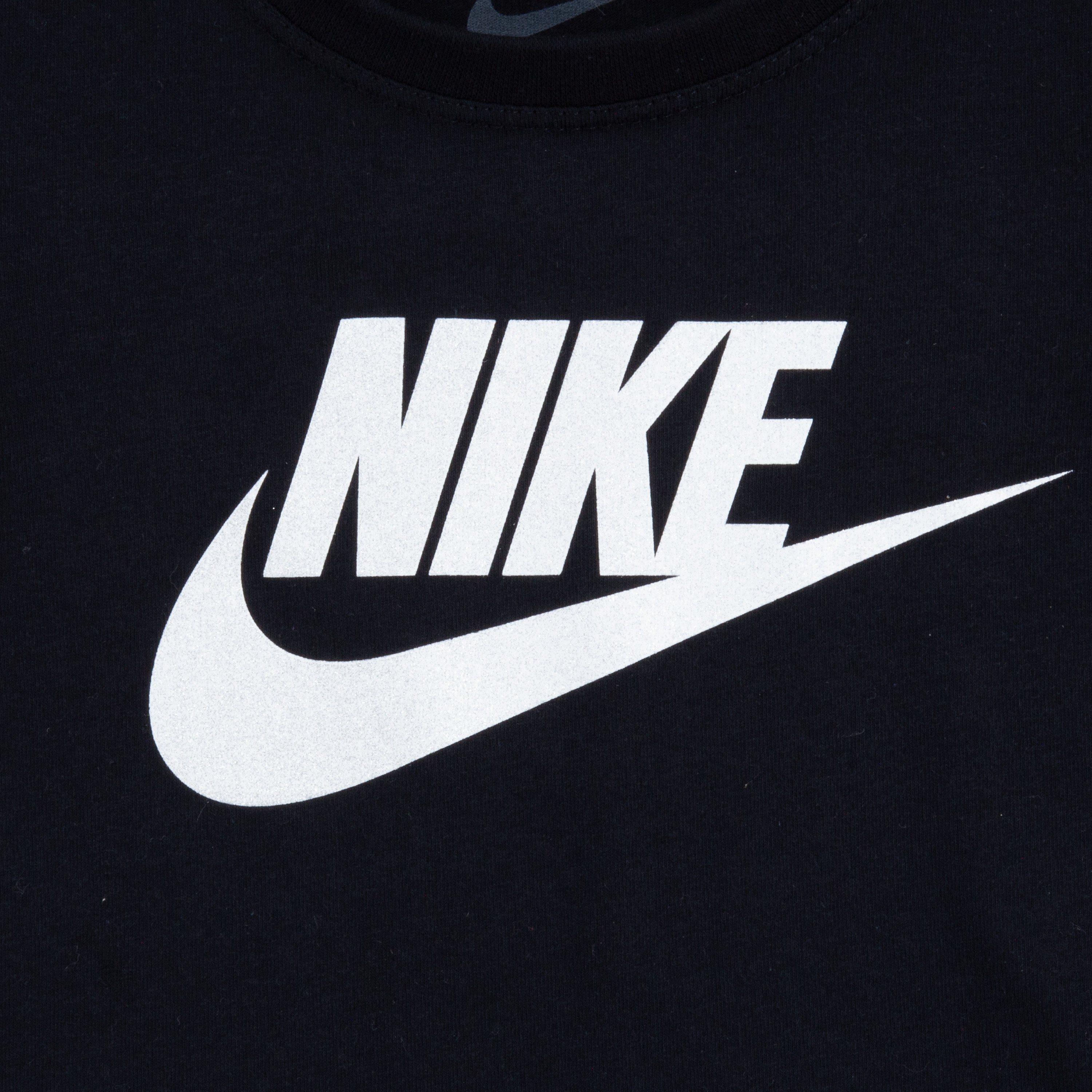 Nike Sportswear T-Shirt NIKE - Kinder SHORT schwarz TEE FUTURA für SLEEVE