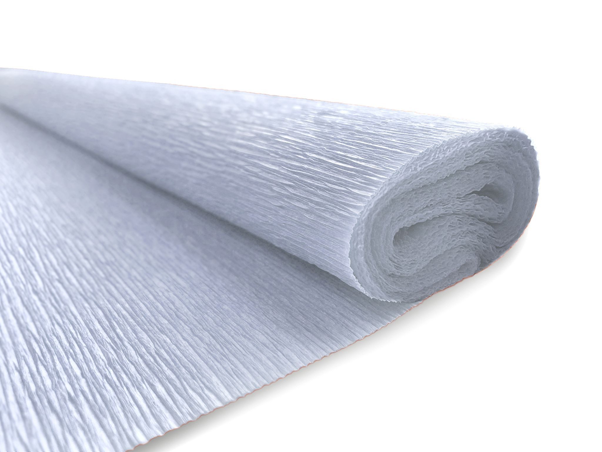 Interdruk Feinpapier Interdruk Krepp-Papier Silber 50cm x2m