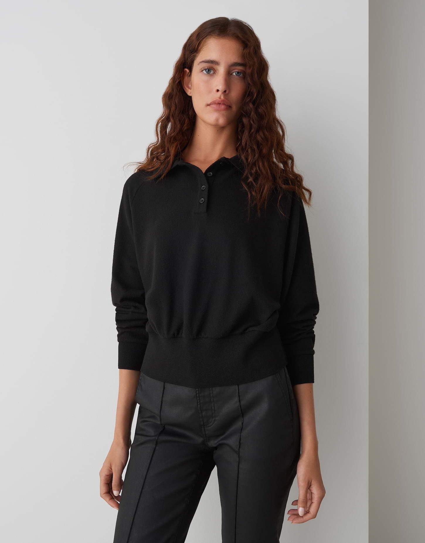 OPUS Sweatshirt GEIGI mit Polokragen GEIGI Regular Polokragen, weicher Grif günstig online kaufen