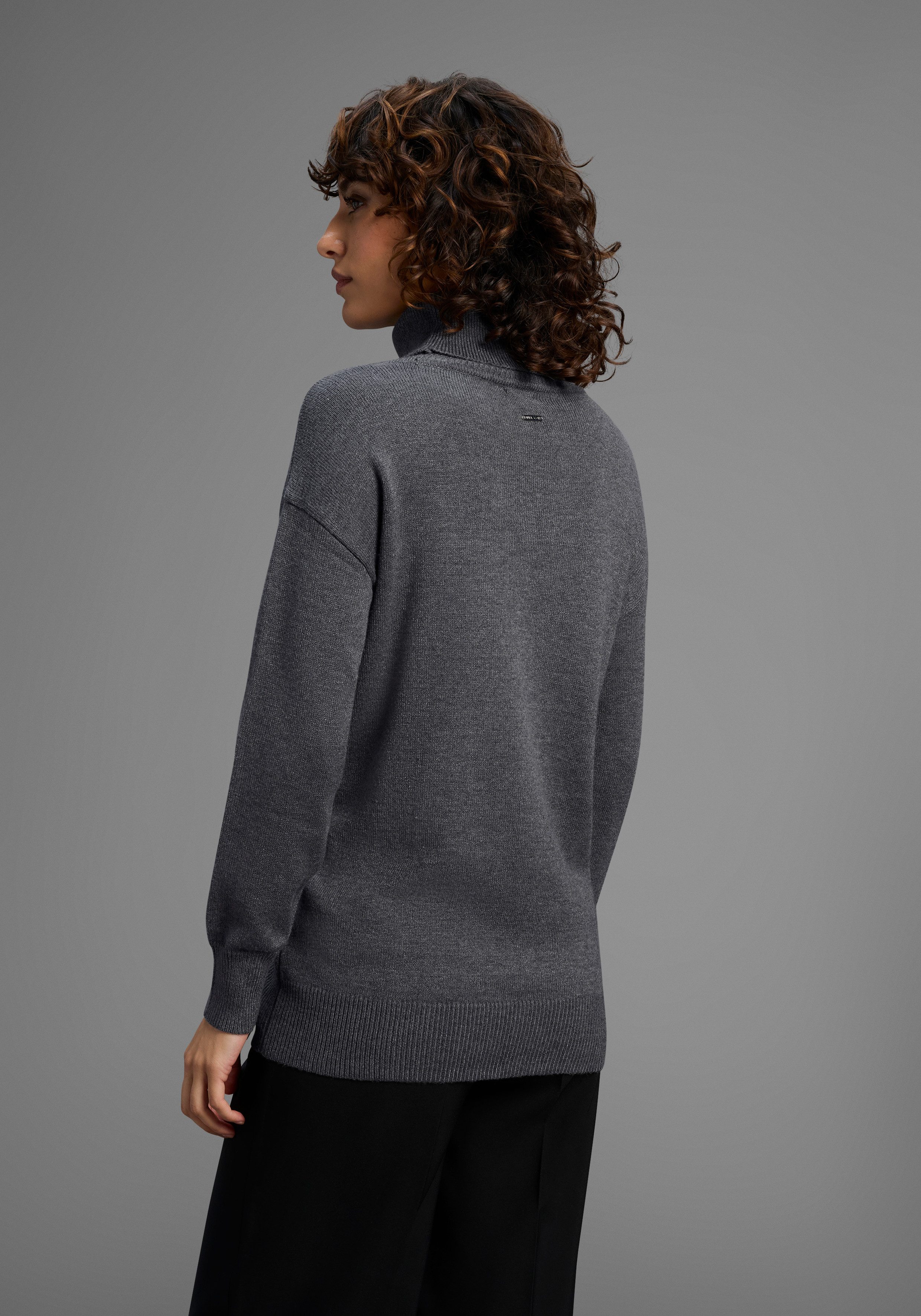 Laura Scott Rollkragenpullover in lässiger Form günstig online kaufen