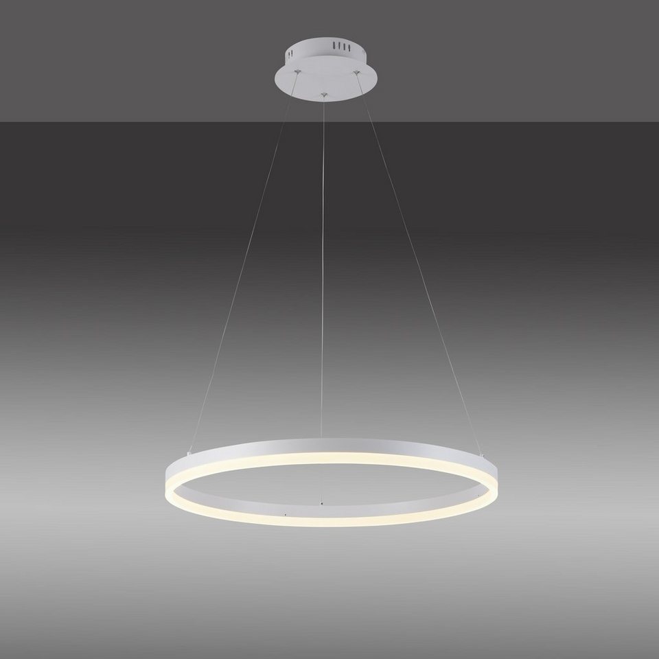 Paul Neuhaus Pendelleuchte TITUS, LED fest integriert, Warmweiß, LED,  dimmbar, Simply Dim, Memory, nach Trennung vom Netz, LED Pendellampe im  modernen, schlichten Design