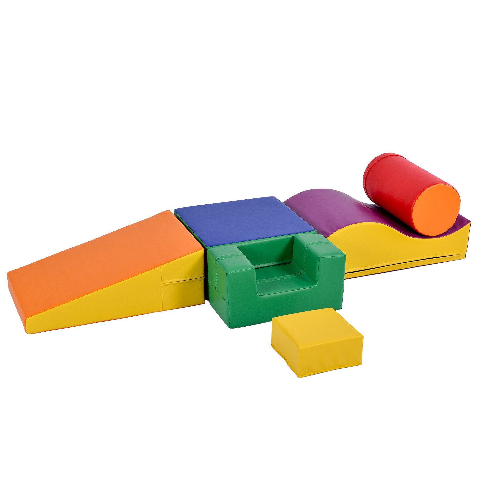 6-teilige Kinder-Kletterblöcke, Riesen-Spielbausteine aus Schaumstoff Spielbausteine