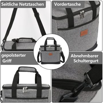 Randaco Kühltasche Picknickkorb Lunchtasche Faltbar Kühltaschen Thermotasche Camping 25L