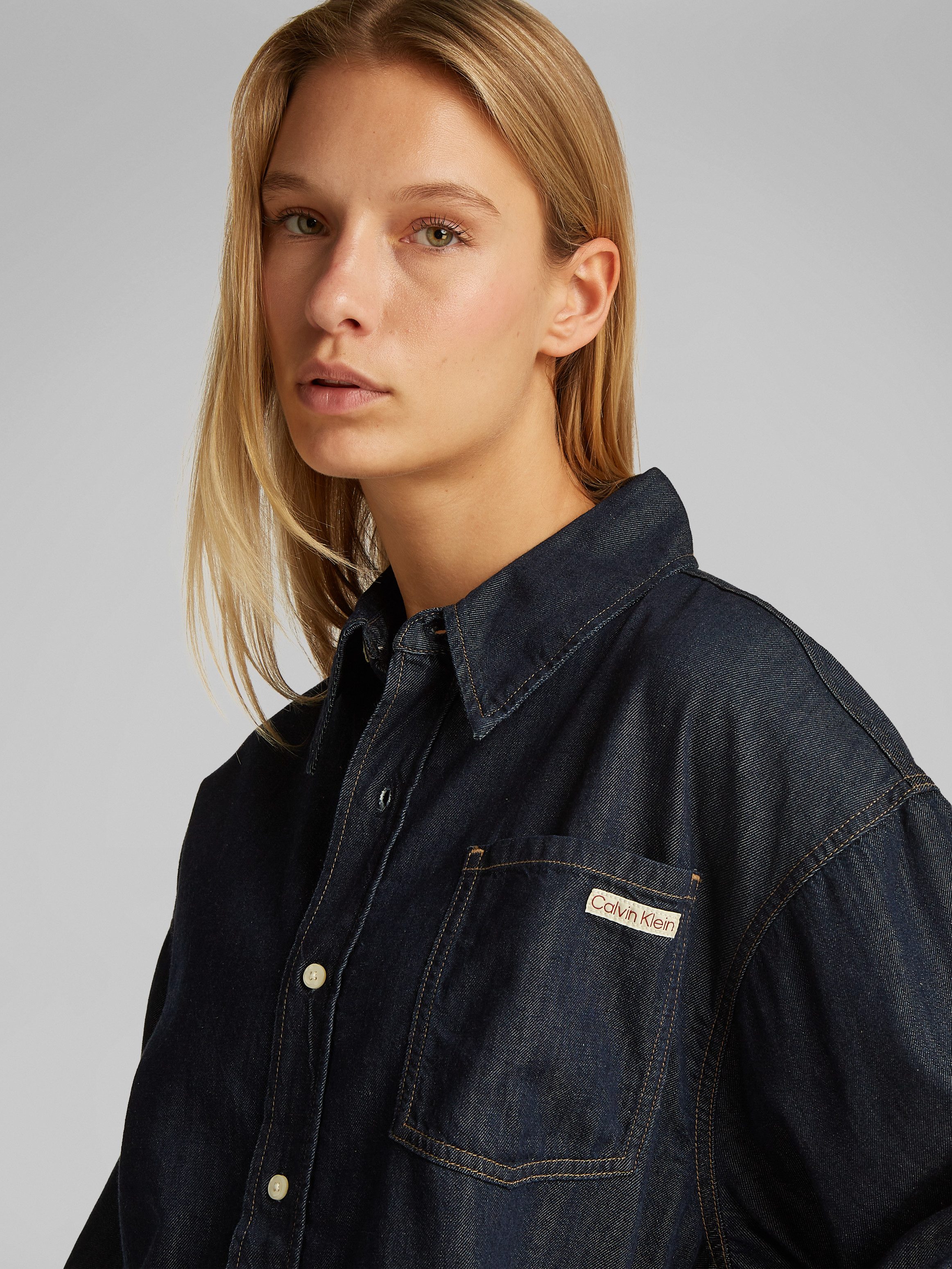 Calvin Klein Jeans Jeansbluse OVERSIZED LS günstig online kaufen