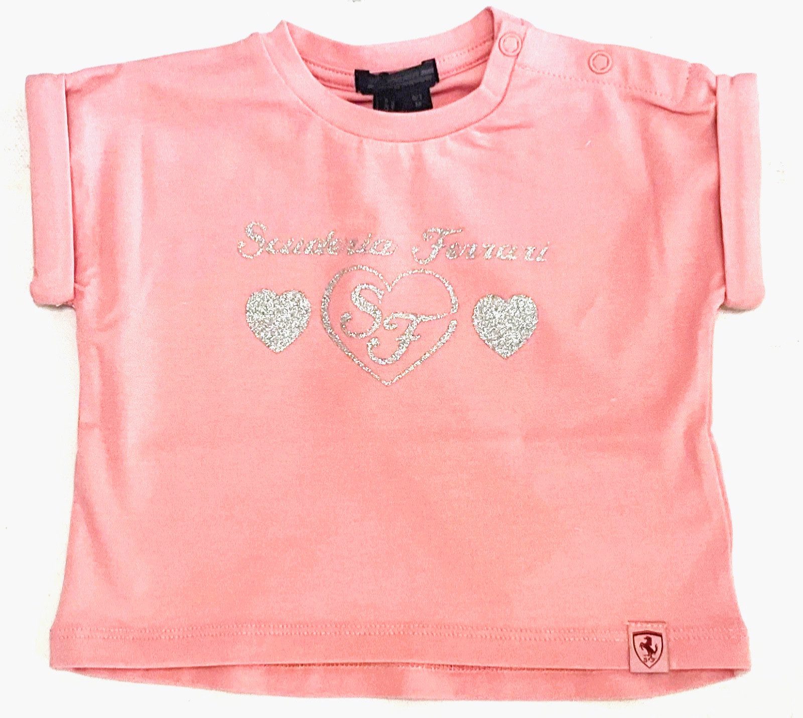 Ferrari T-Shirt Ferrari Kinder T-Shirts, Scuderia Ferrari Baby Girl T- Shirt SF Heart