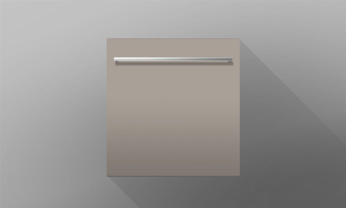 badselekt Waschbeckenunterschrank Unterschrank für 2.0 Waschbecken Boch 45 cm Villeroy SUBWAY Matt Steingrau und
