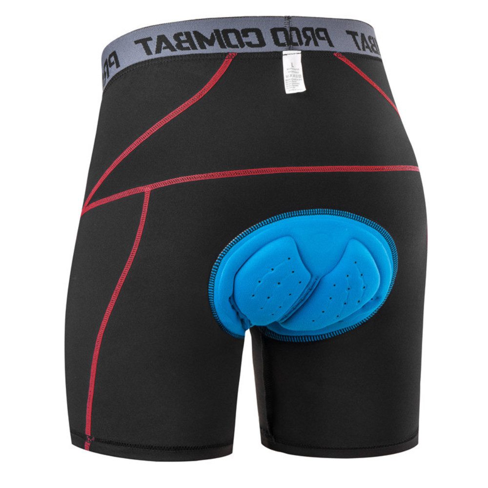 Blusmart Radlerhose Atmungsaktive Radunterwäsche für Damen und Herren (Mesh-Einsatz und Gel-Polsterung, Stoßdämpfende MTB-Radunterwäsche) Für Sport, Reiten, Fahrrad, Fahrrad, MTB