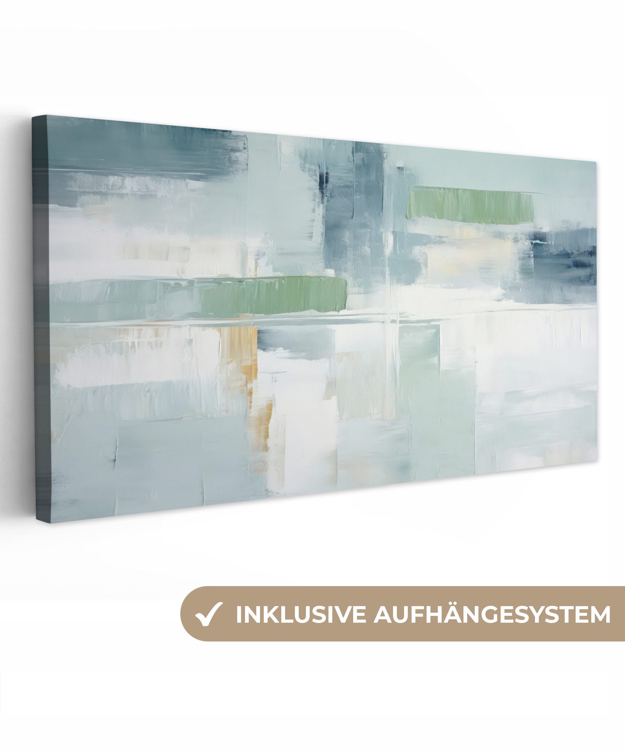 OneMillionCanvasses® Leinwandbild Panorama Farbe - Moderne günstig online kaufen