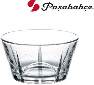 Pasabahce Dekoschale 53043 Royal Deckelschale 6-Teilig Glasschalen Schalen Glasschale Dessertschale Küche Aufbewahrung (6 St)