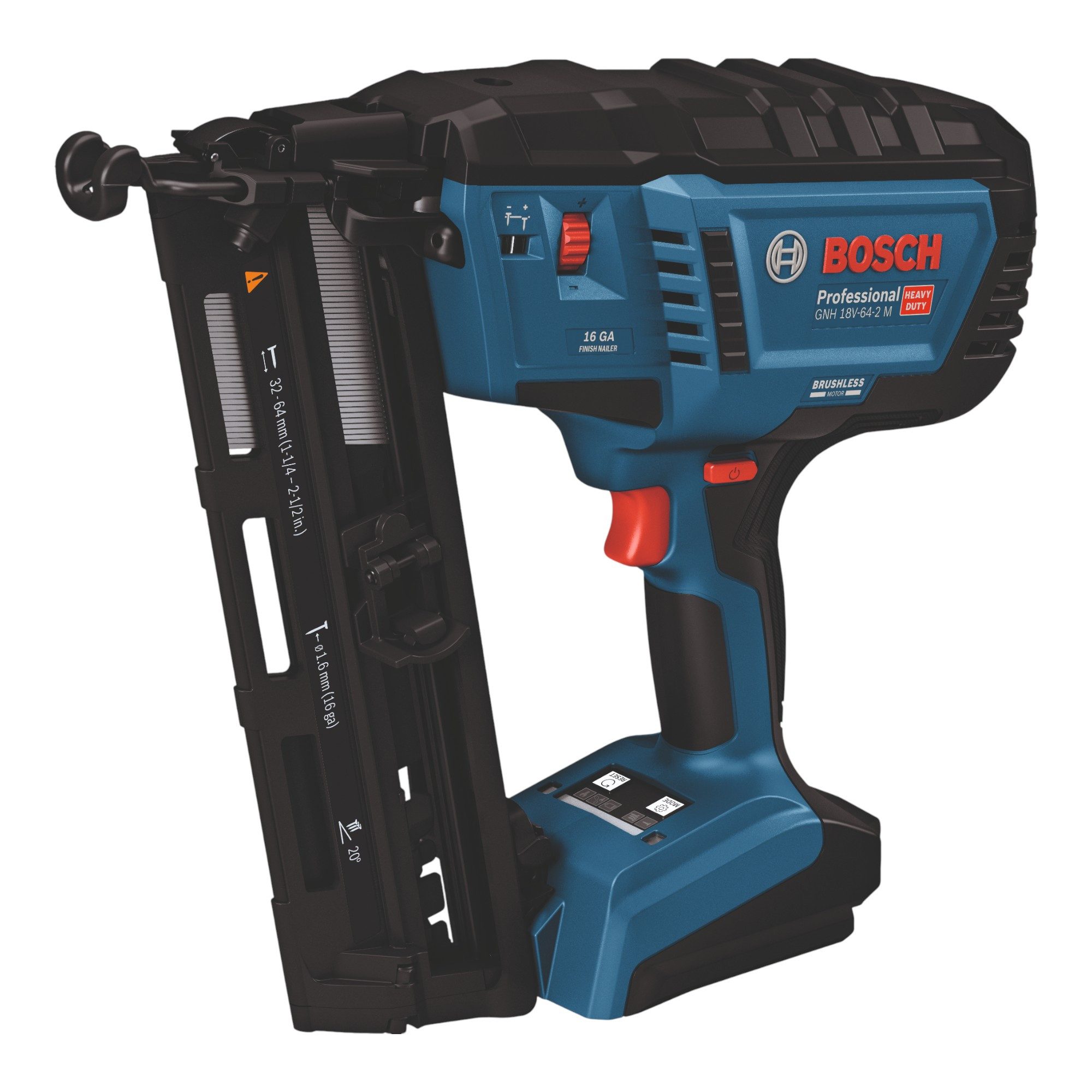 Bosch Professional Stauchkopfnagler GNH 18V-64-2 M Professional 18 V + 1x ProCORE Akku 5,5 Ah - ohne Lader