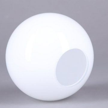 Home4Living Lampenschirm Kugelglas Ø 100mm Lampenglas weiß glänzend Ersatzglas, Weiß glänzend
