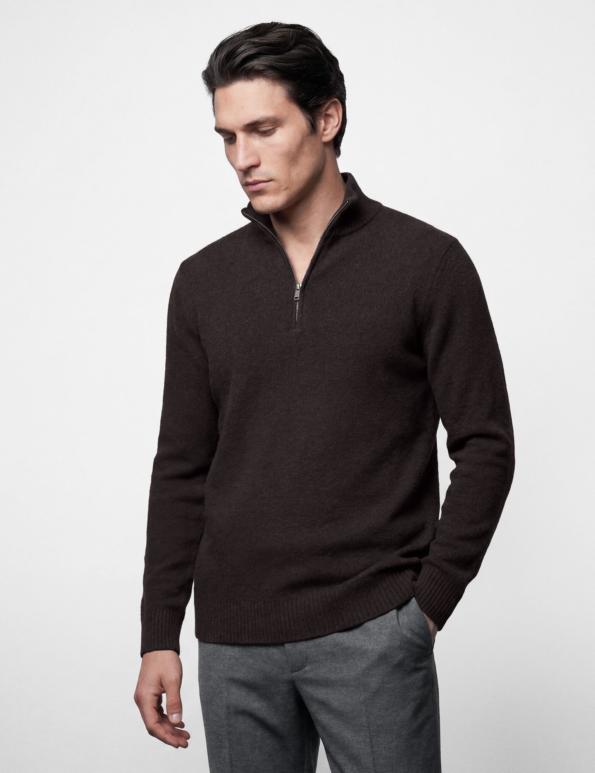 BENVENUTO. Troyer ALVARO mit weichem Strickmaterial