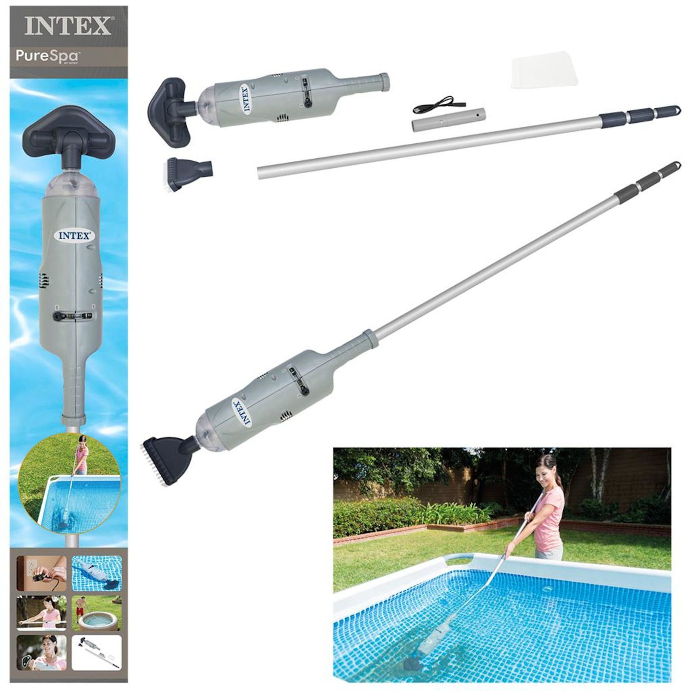 Intex Poolbodensauger INTEX Poolsauger Unterwassersauger auch für ...