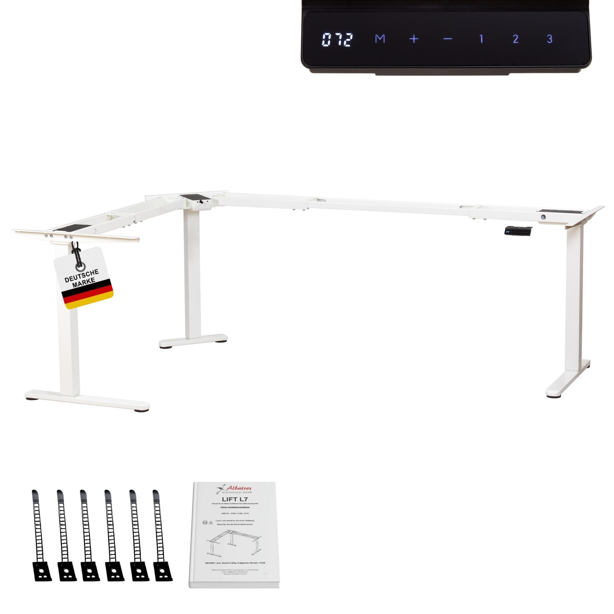 Albatros International Schreibtisch Albatros elektrisch höhenverstellbares günstig online kaufen