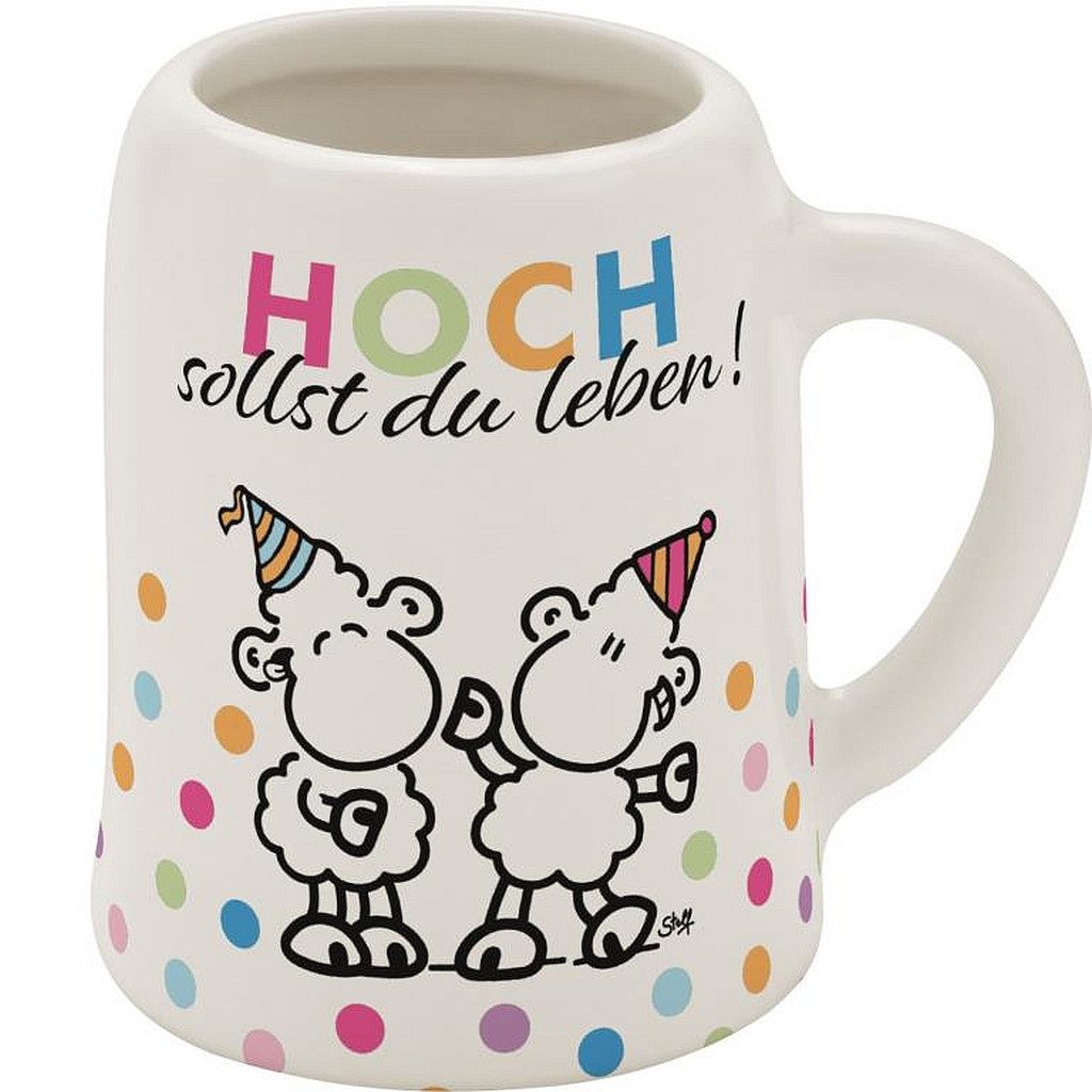 Sheepworld Schnapsglas Schnapskrug Schnapsglas Stamper Keramik Sheepworld HOCH 73839, Material: Keramik