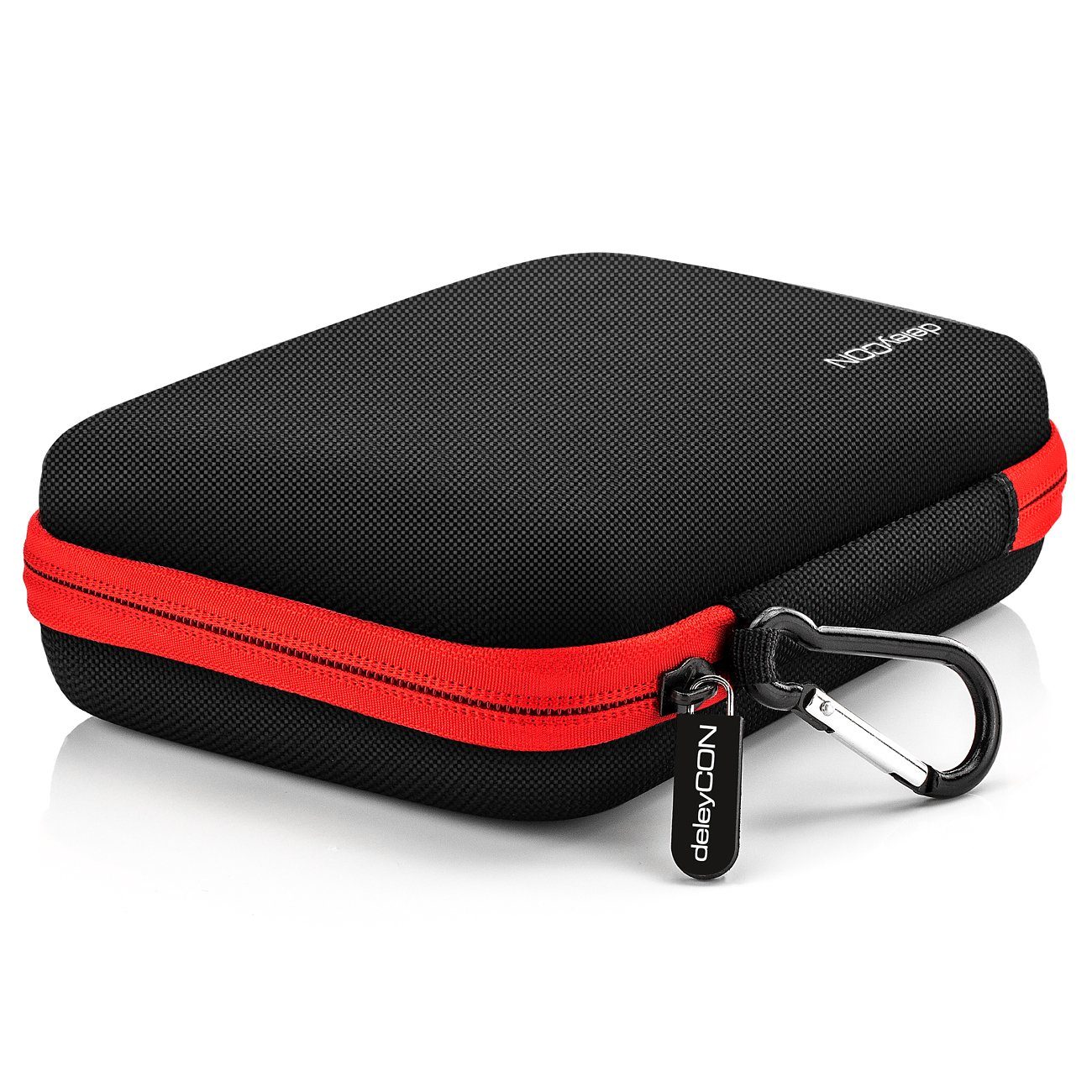 deleyCON Festplattentasche deleyCON Navi Tasche Navi Case Navigationsgerät bis 6,2" Zoll Schwarz