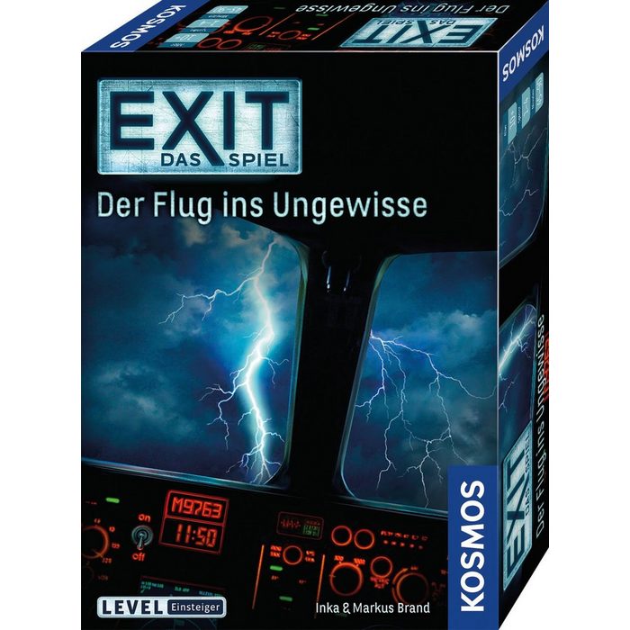 Kosmos Spiel Escape Room Spiel EXIT - Der Flug ins Ungewisse Made in Germany