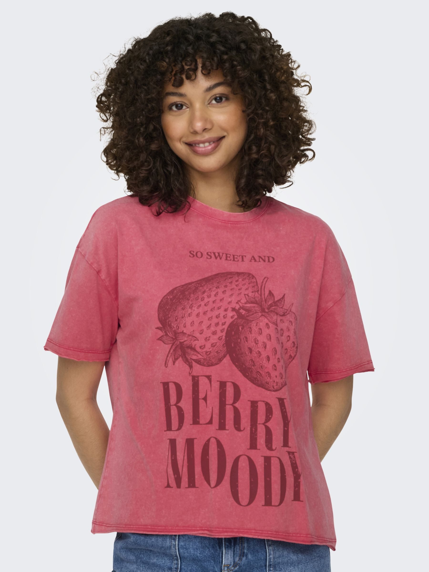 ONLY Kurzarmshirt ONLKINNA S/S FRUIT TOP günstig online kaufen