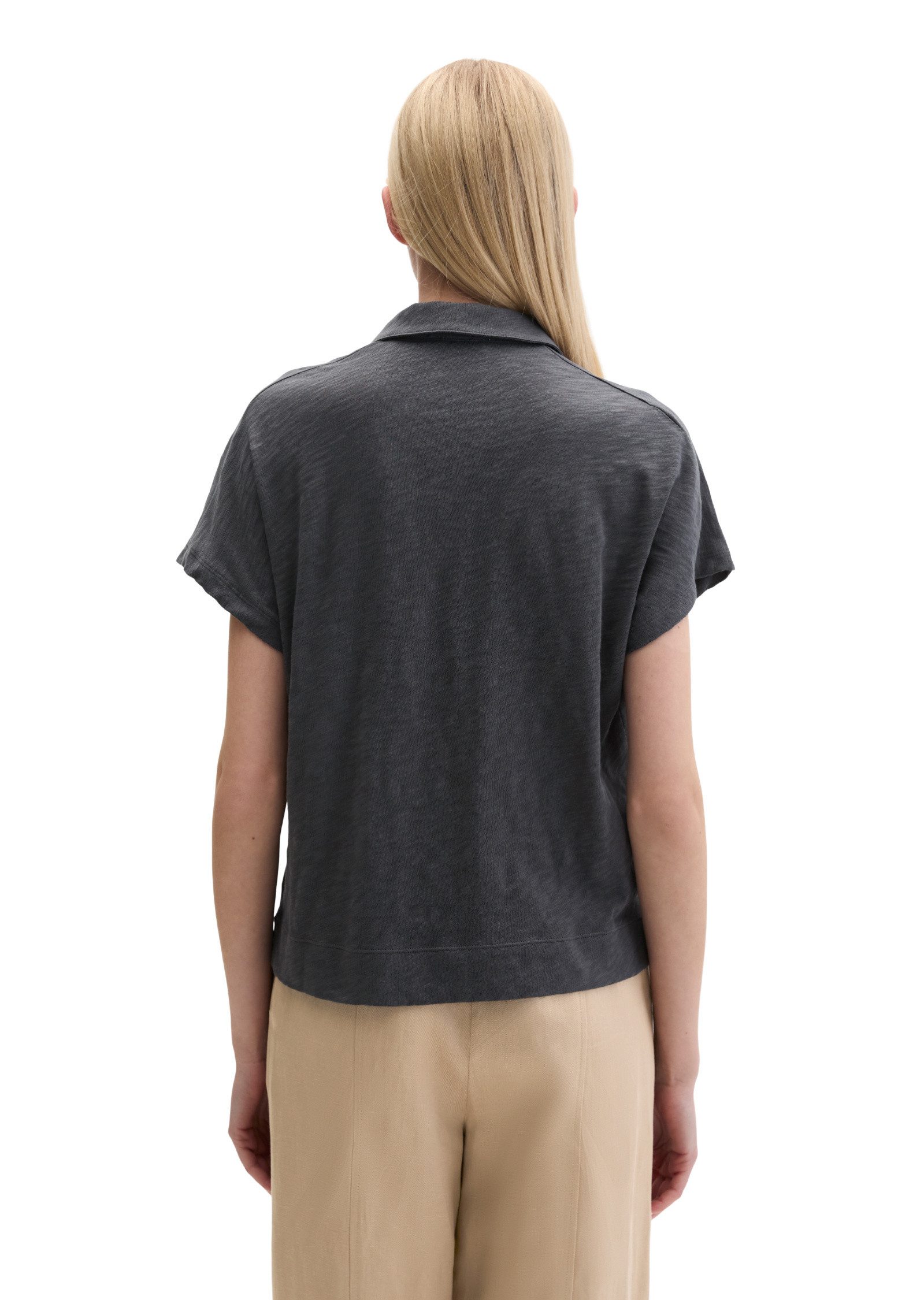 Marc O'Polo Poloshirt aus Slub Jersey