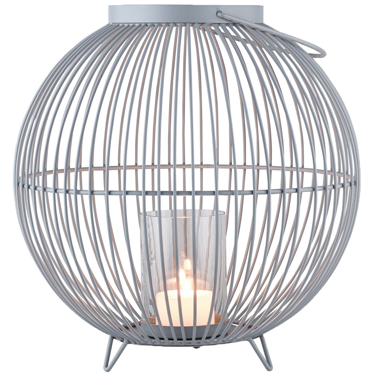 Teelichthalter Aesthetic Deko Windlicht Teelichthalter Kerzenhalter Leya Gross Grau