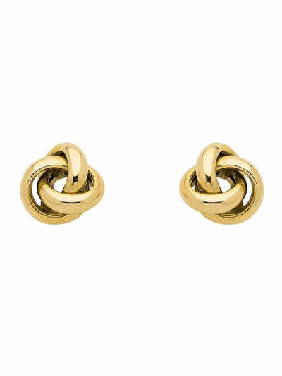 Adelia´s Paar Ohrhänger 1 Paar 333 Gold Ohrringe / Ohrstecker Knoten, 333 Gold Goldschmuck für Damen