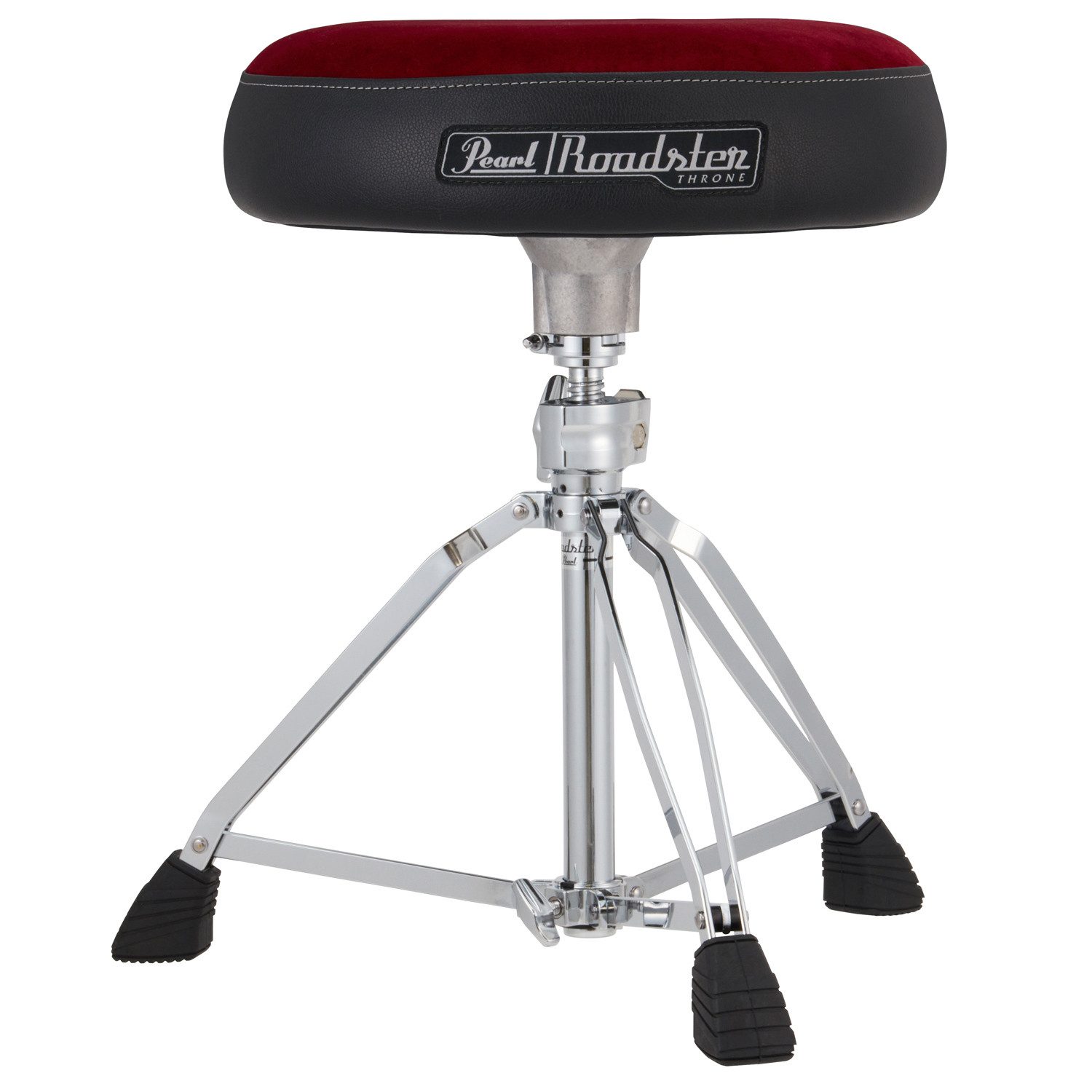 Pearl Drums Schlagzeug Pearl Schlagzeughocker D-1500RST Roadster Rot,Schlagzeug, Schlagzeughocker, Schlagzeughocker