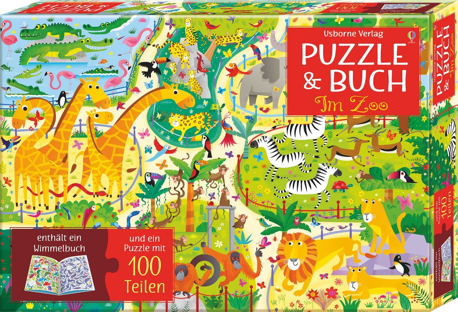 Puzzle Puzzle & Buch: Im Zoo, Puzzleteile