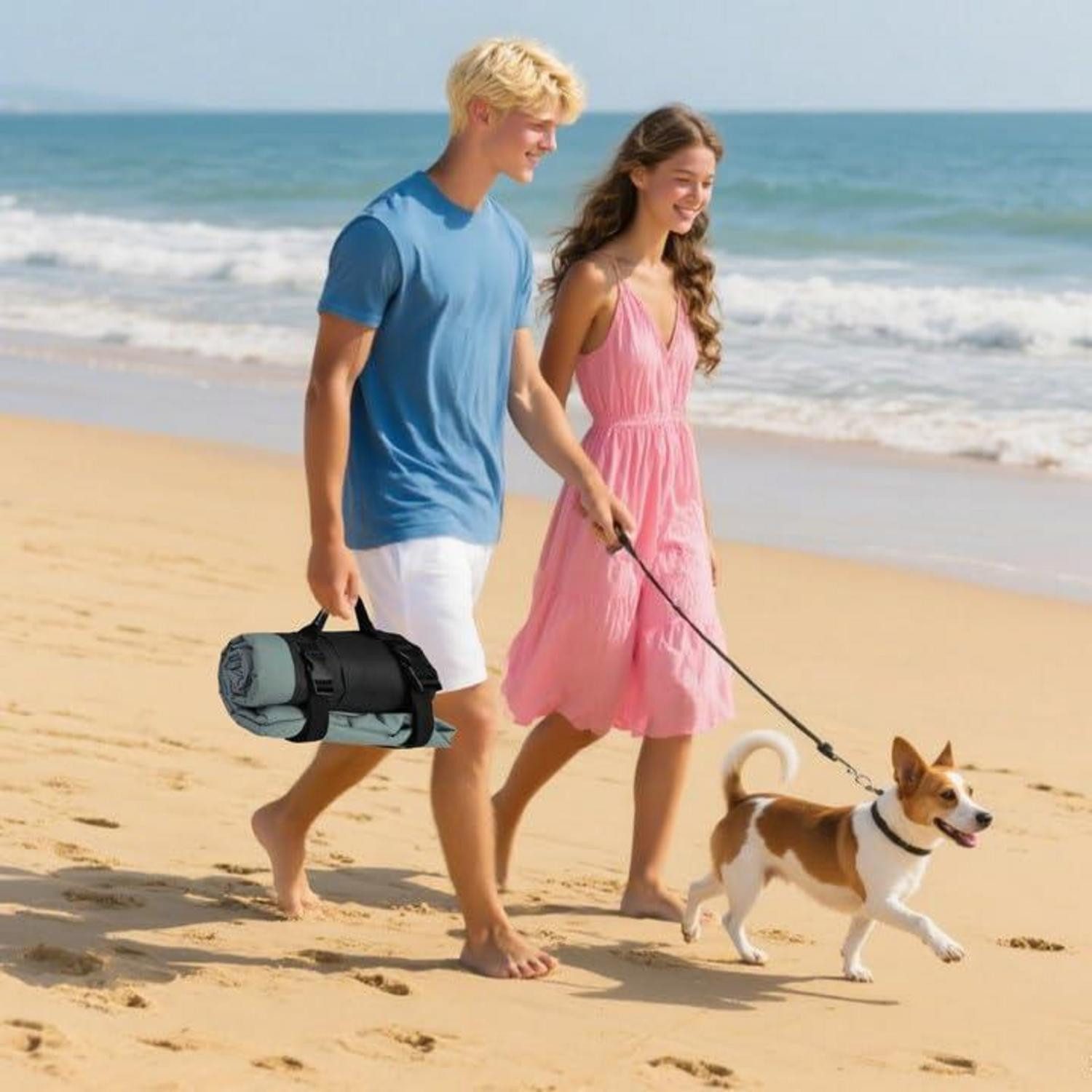 JIAMIAN Schutzkragen Hundedecke Unterwegs Faltbar Wasserdicht Orthopädisches Hundebett