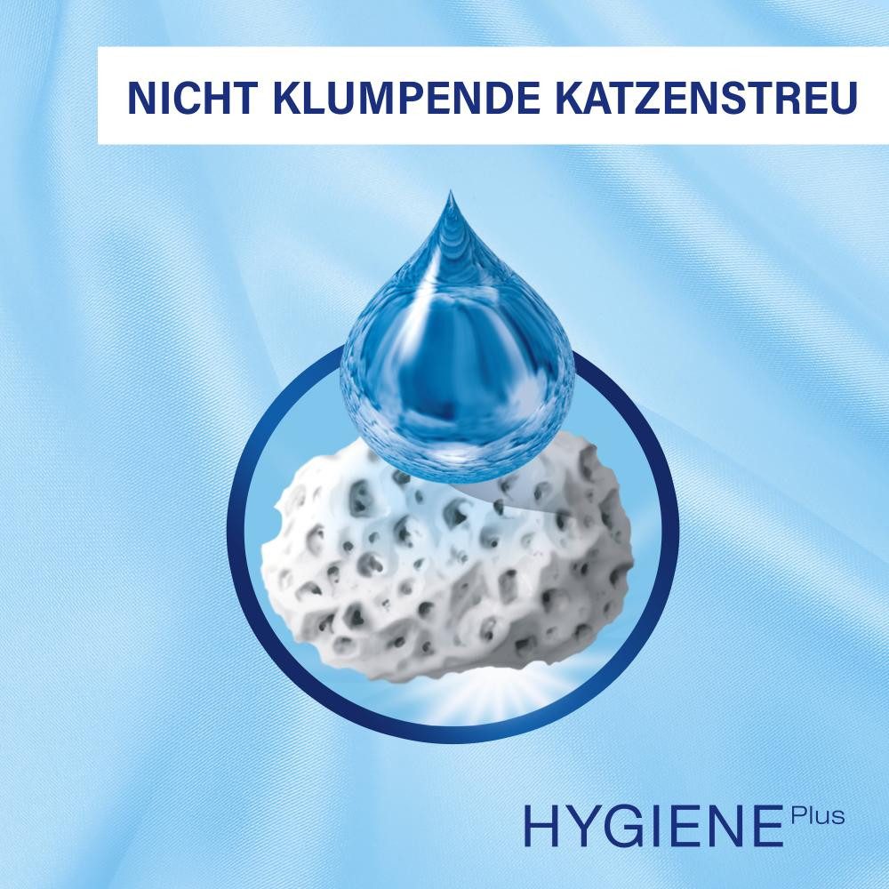 CATSAN Katzenstreu Hygiene Plus 18l, nicht-klumpend & geruchsbindend