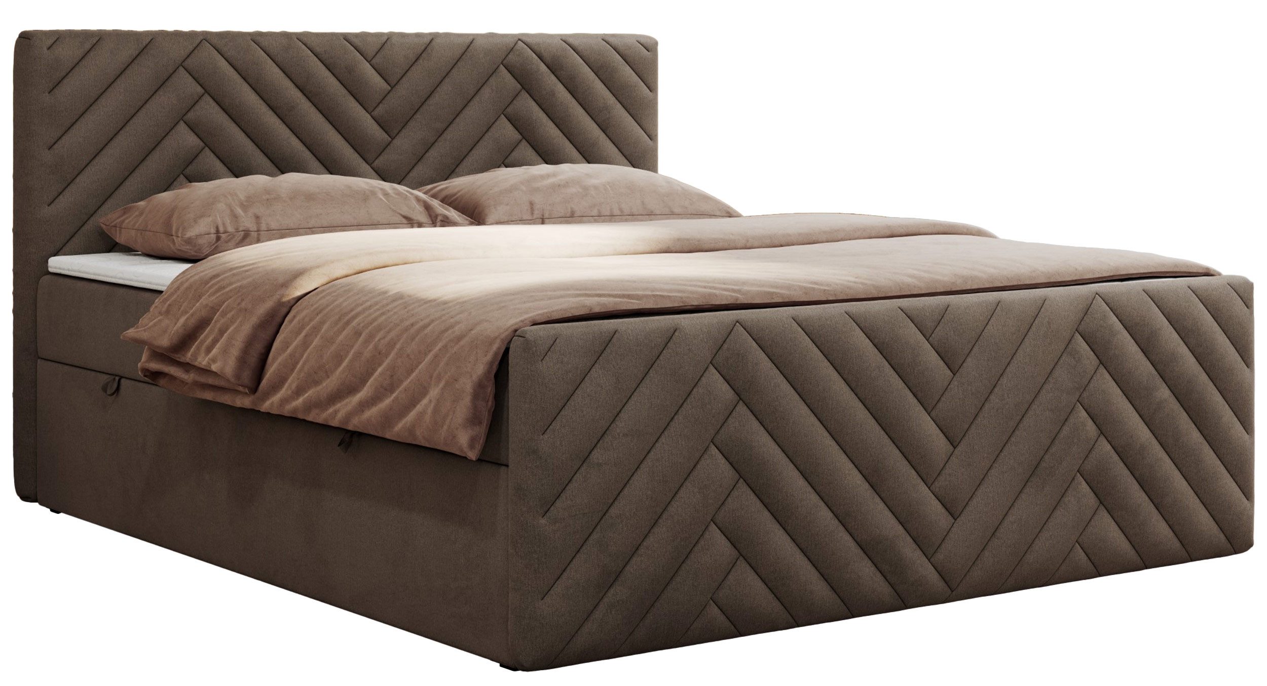 MKS MÖBEL Boxspringbett PARIS DUO (Packung, günstig online kaufen