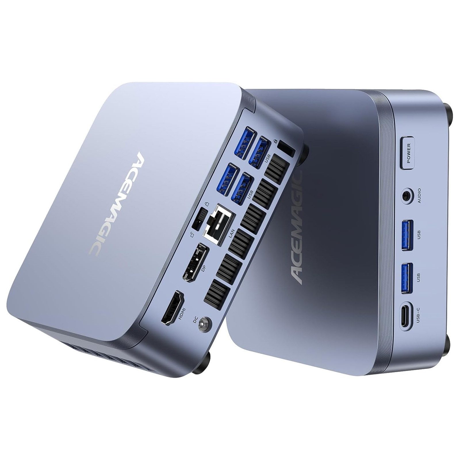 ACEMAGIC Mini PC Win-11 PRO, Intel Core i5-14500HX, 16 GB DDR4 RAM+512 M.2 SSD Mini-PC (Intel Core i5-14500HX 14500HX/14650HX/14900HX, Intel® Core™ i7-14650HX, 32 GB RAM, 1024 GB SSD, Hochgeschwindigkeits-Zentrifugallüfter + 2 Kühlkupferrohre + Doppelte Kupferrippen + Optimierter Doppelter Luftkanal, bis 4.9Ghz, WiFi 6/BT 5.2, Ultra-Leise M5 Mini-PC for Büro Home Gaming)