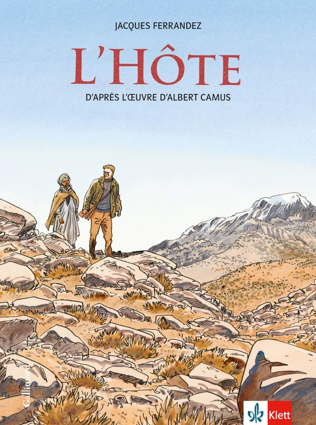 Schulbuch L'Hôte Schulausgabe für das Niveau B2. Französische Bande dessinée mit Jacques Ferrandez, Albert Camus