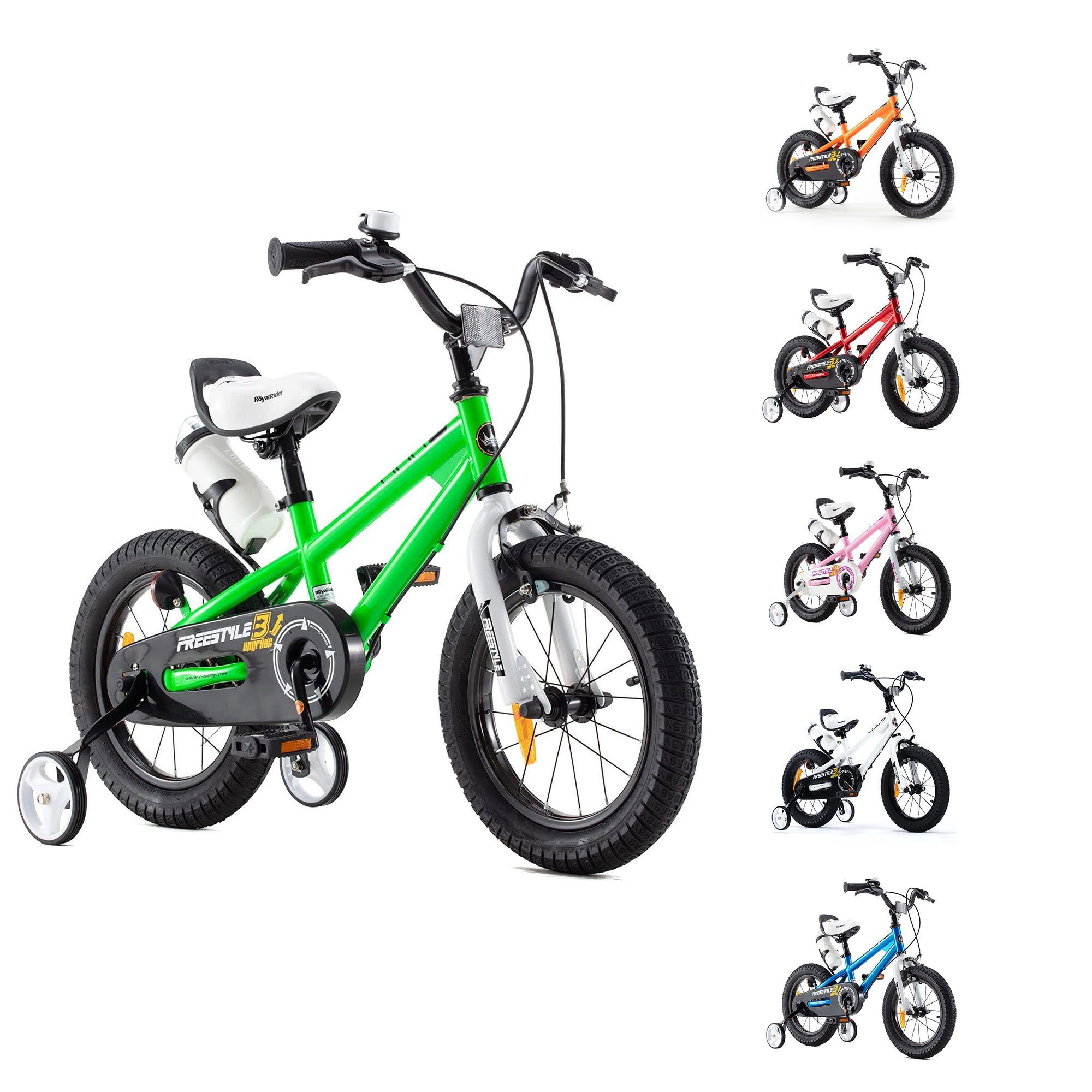 vidaXL Kinderfahrrad 12 Zoll Schwarz Blau Kinderrad Fahrrad für Kinder Junge 