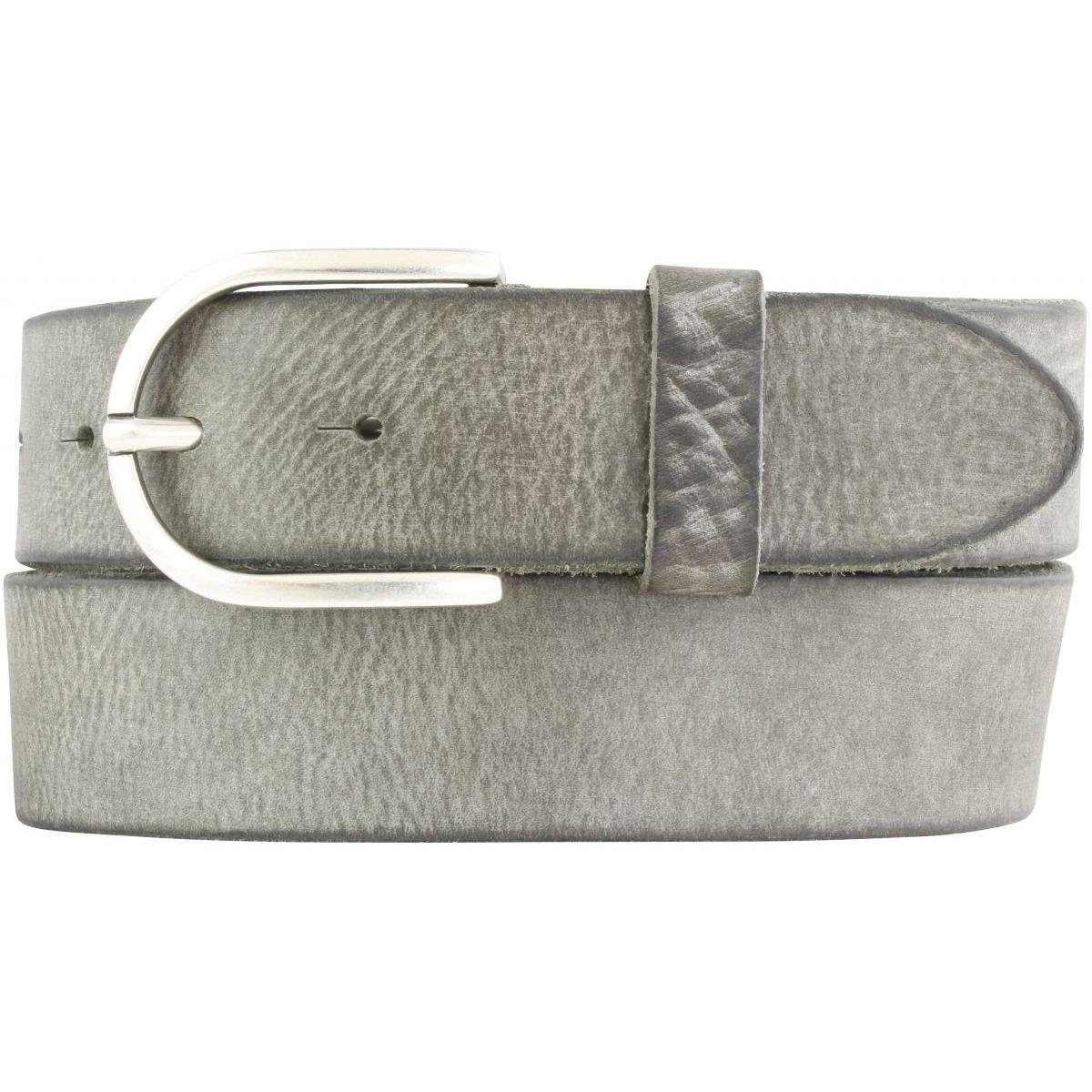 BELTINGER Ledergürtel Damen-Gürtel aus weichem Vollrindleder Vintage-Look 4 cm - Jeans-Gürte (1-St)