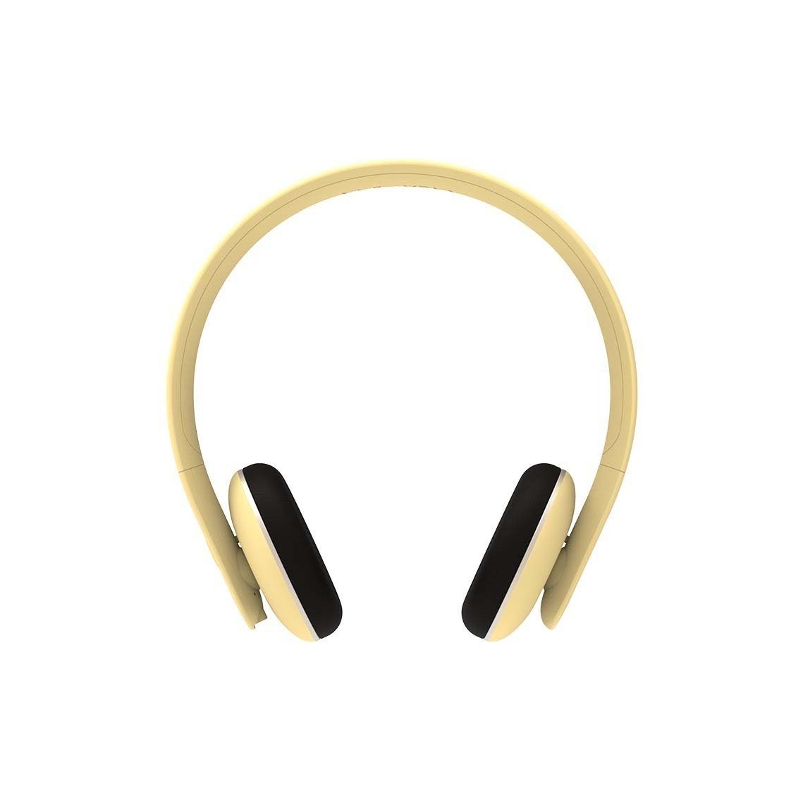 KREAFUNK On-Ear-Kopfhörer (KREAFUNK Bluetooth aHEAD yellow Kopfhörer) II soft