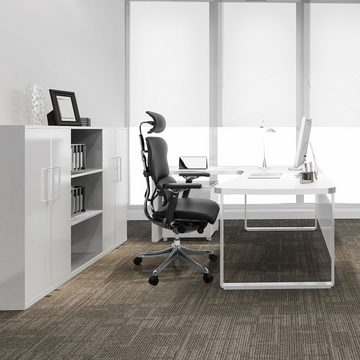 hjh OFFICE Drehstuhl High End Bürostuhl ERGOHUMAN PLUS Leder (1 St), Schreibtischstuhl ergonomisch
