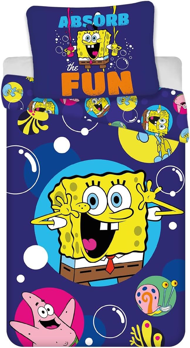 BrandMac Kinderbettwäsche Spongebob Squarepants Schwammkopf Kinderbettwäsch günstig online kaufen